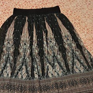 Black and Pink Skirt